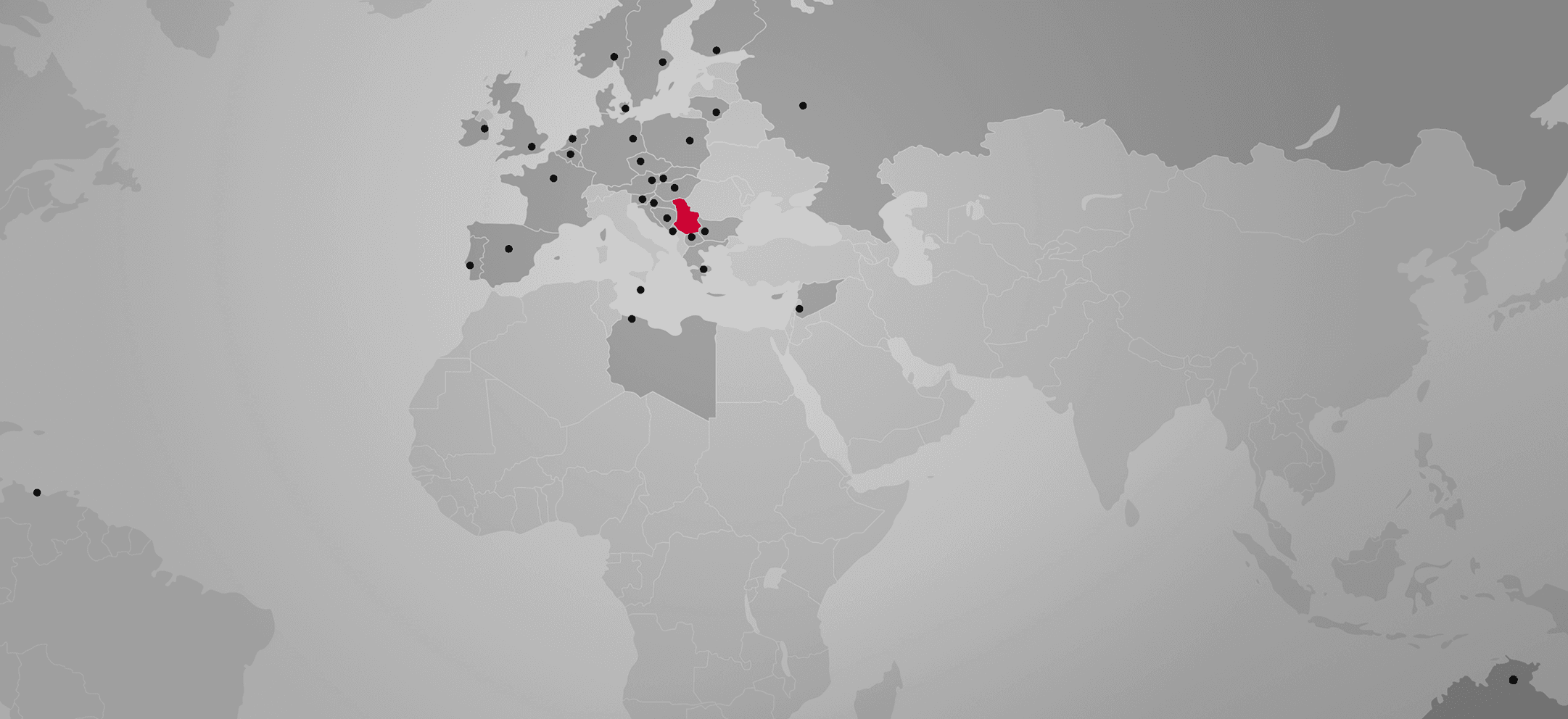 Tehnoplast - Distribution map