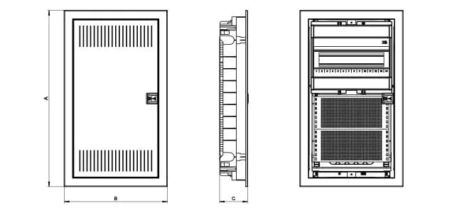 2x U 48 E - Technical Drawing